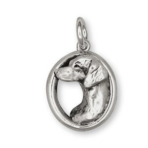 Vizsla Jewelry Vizsla Charm Jewelry Sterling Silver Handmade Dog Charm VZ4-C