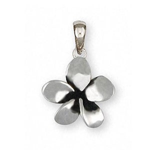 Plumeria Jewelry Plumeria Pendant Jewelry Sterling Silver Handmade Flower Pendant PLM1-P