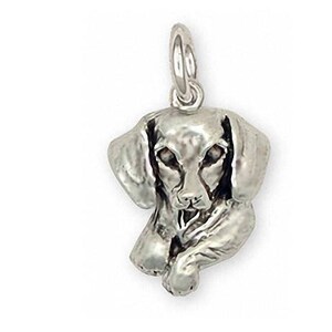 Dachshund Jewelry Dachshund Charm Jewelry Sterling Silver Handmade Dog Charm DA3H-C
