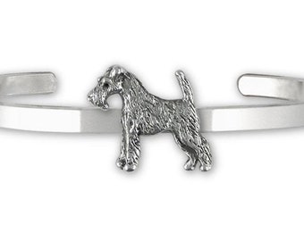 Kerry Blue Terrier Select Gifts I Love My Dog Gold-Tone Cufflinks