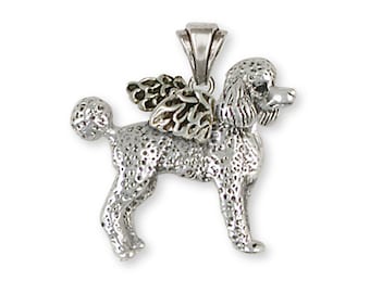 Poodle Charm Handmade Sterling Silver Dog Jewelry PD58-C