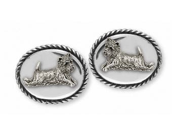 Art Dog Ltd West Highland White Terrier Cufflinks and Tiepin Photo-Jewelry Box Jewelry for Men