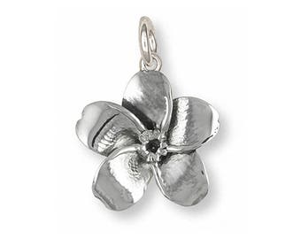 Forget Me Not Jewelry Forget Me Not Charm Jewelry Sterling Silver Handmade Flower Charm FMN1-C