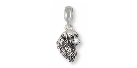 Golden Retriever Pandora Charm Jewelry Golden Retriever Charm Slide Jewelry Sterling Silver Handmade Golden Retriever Charm Slide GR29 PNS