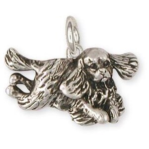 Cavalier King Charles Spaniel Charm Jewelry Handmade Sterling Silver KC24-C
