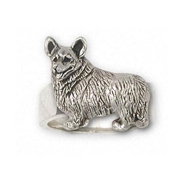 Corgi Jewelry Corgi Ring Jewelry Sterling Silver Handmade Dog Ring CG7-R