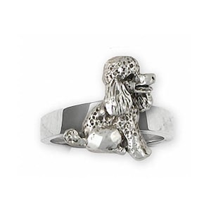 Poodle Jewelry Poodle Ring Jewelry Sterling Silver Handmade Poodle Ring PD19-R