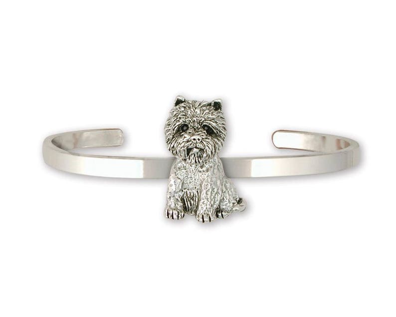 Westie Jewelry Westie Bracelet Jewelry Sterling Silver Handmade West Highland White Terrier Bracelet WT23-CB