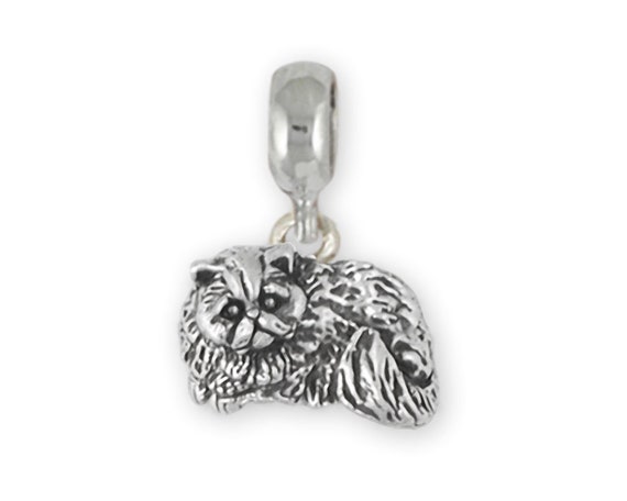 Persian Cat Pandora Jewelry Sterling Silver Handmade Persian Cat