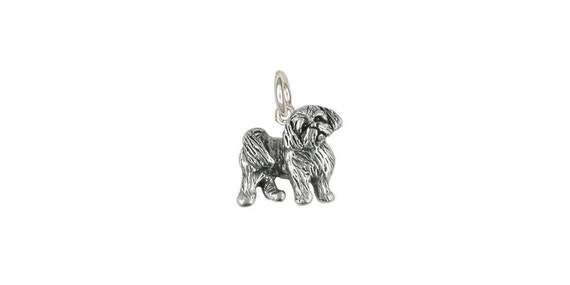 Shih Tzu Jewelry Sterling Silver Handmade Shih Tzu Charm