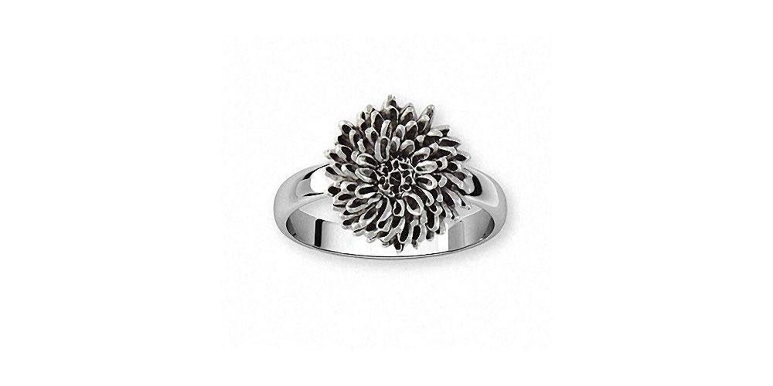 Chrysanthemum Jewelry Chrysanthemum Ring Jewelry Sterling Etsy