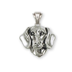 Dachshund Jewelry Sterling Silver Dachshund Pendant Jewelry Handmade Dog Jewelry D039-P
