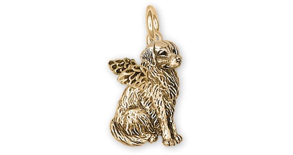 Golden Retriever Jewelry 14k Yellow Gold Handmade Golden Retriever