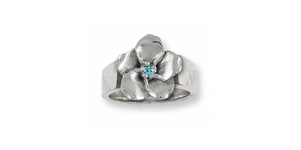 JS 5'11 26.5 L FMN モンスタ for get me not Forget Me Not Ring Jewelry Sterling Silver Handmade Flower