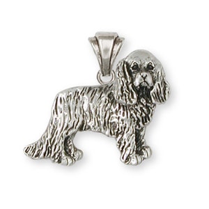 Cavalier Jewelry Cavalier King Charles Spaniel Pendant Jewelry Handmade Sterling Silver CV11-P