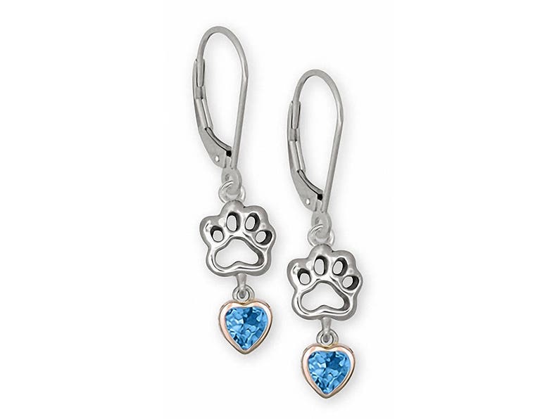 Dog Bone Earrings Jewelry Silver And Gold Handmade Dog Earrings OP2-SE