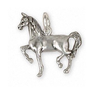 Horse Jewelry Horse Charm Jewelry Sterling Silver Handmade Horse Charm EQU9-C