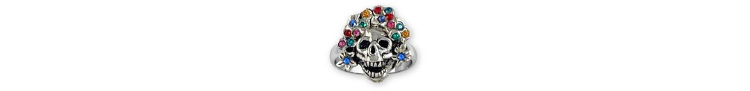 Day of the Dead Ring Sterling Silver Handmade Dia De Los Muertos Skull ...