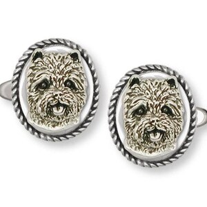 Westie Jewelry Westie Charm Westie Jewelry Westie Gemelos Joyería de plata de ley hecha a mano West Highland White Terrier Gemelos WT13-CL