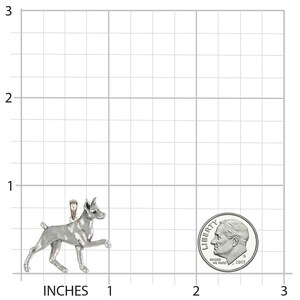 Min Pin Jewelry Sterling Silver Handmade Miniature Pinscher Pendant MP18-P image 2