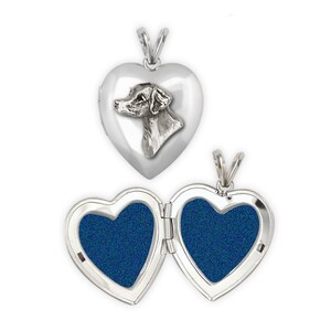 Brittany Dog Photo Locket Handmade Sterling Silver Dog Jewelry BS2-T