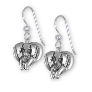 Dachshund Jewelry Dachshund Earrings Jewelry Sterling Silver Handmade Dog Earrings DA41-E