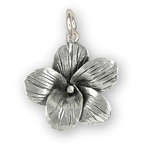 Jasmin Schmuck Sterling Silber Handgemacht Jasmin Blumen Charm JAS1-C