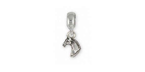 Horse Pandora Jewelry Horse Charm Slide Jewelry Sterling Silver