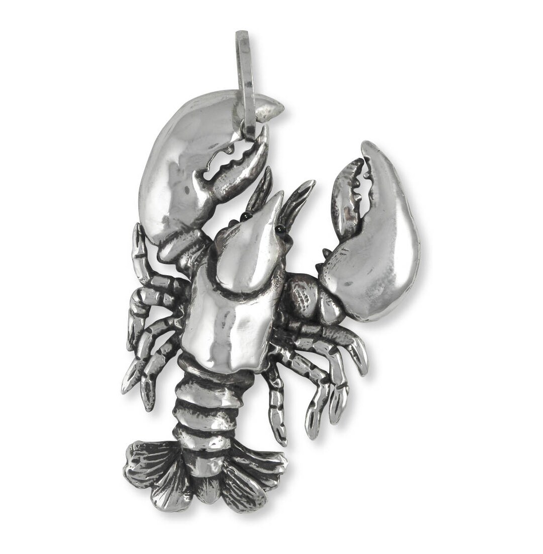 Lobster Jewelry Lobster Pendant Jewelry Sterling Silver Handmade