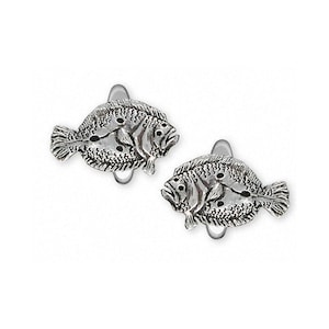 Kiola Designs Silver Toned Halibut Flat Fish Cufflinks Kiola Designs Silver Toned Halibut Flat Fish Cufflinks