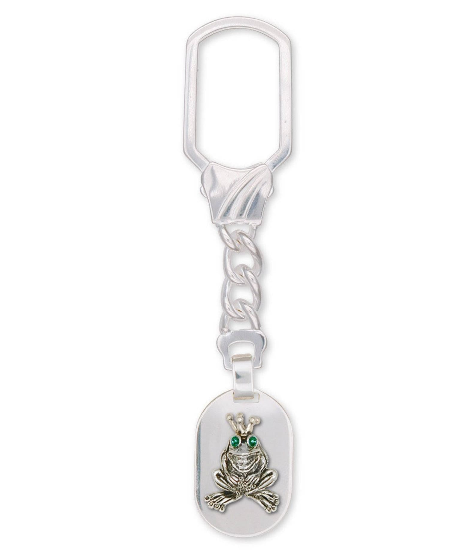 Frog Jewelry Frog Key Ring Jewelry Sterling Silver Handmade Etsy