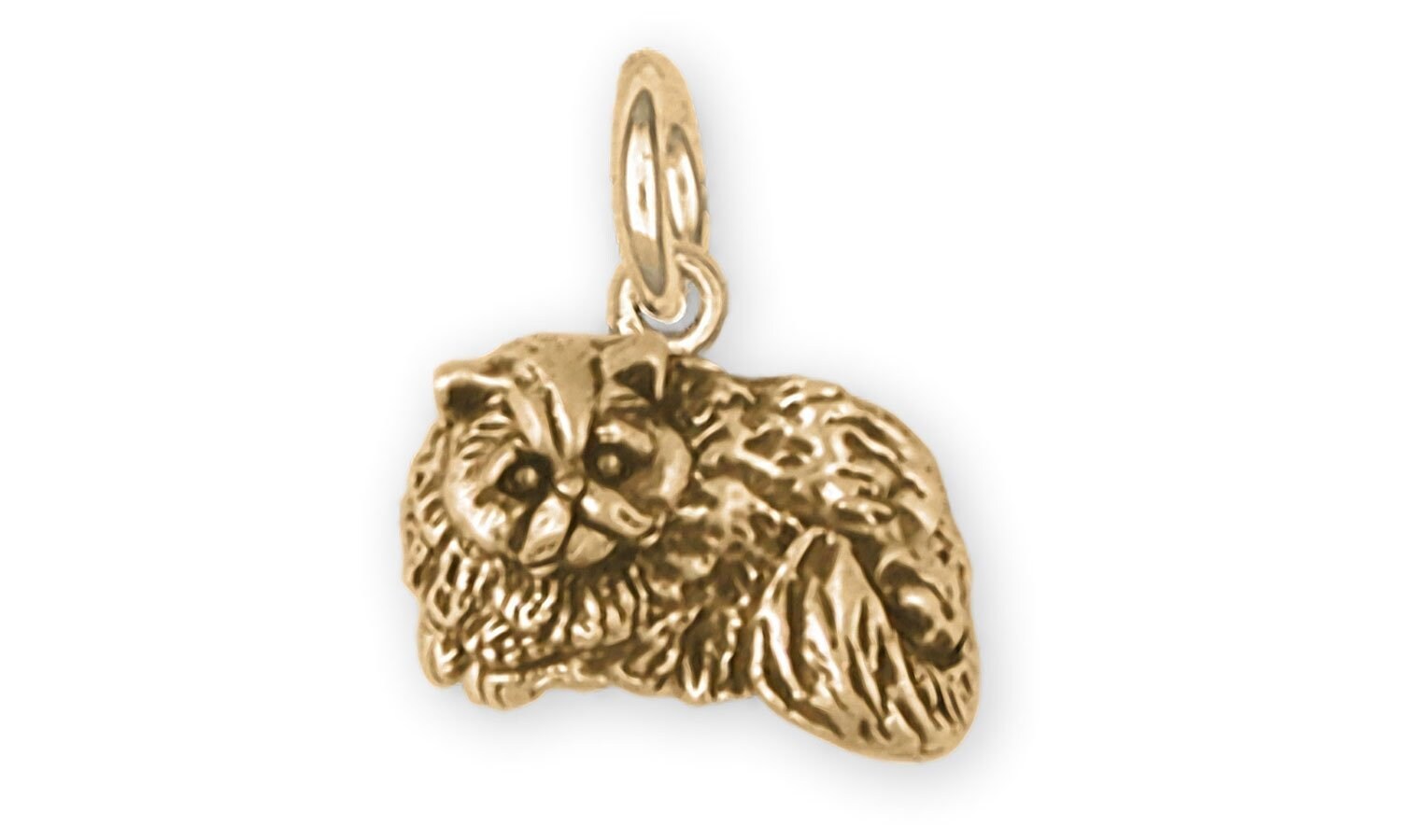Persian Cat Jewelry 14k Gold Handmade Persian Cat Charm PS9CG Etsy