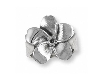 JS 5'11 26.5 L FMN モンスタ for get me not Forget Me Not Ring Jewelry Sterling Silver Handmade Flower