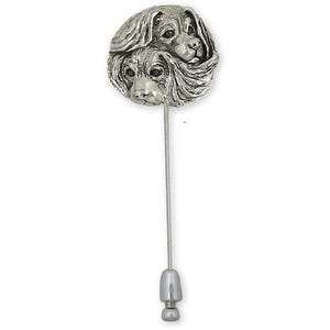 Cavalier King Charles Spaniel Brooch Pin Sterling Silver Handmade Cavalier King Charles Spaniel Jewelry DCV1-STP