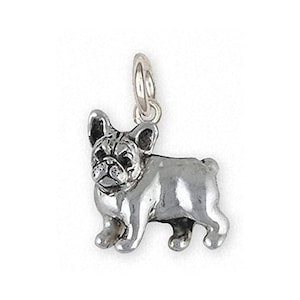 French Bulldog Jewelry French Bulldog Jewelry Sterling Silver French Bulldog Charm Handmade Frenchie Jewelry FR31-C