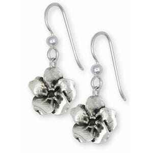 Forget Me Not Jewelry Forget Me Not Earrings Jewelry Sterling Silver Handmade Flower Earrings FMN3-FW