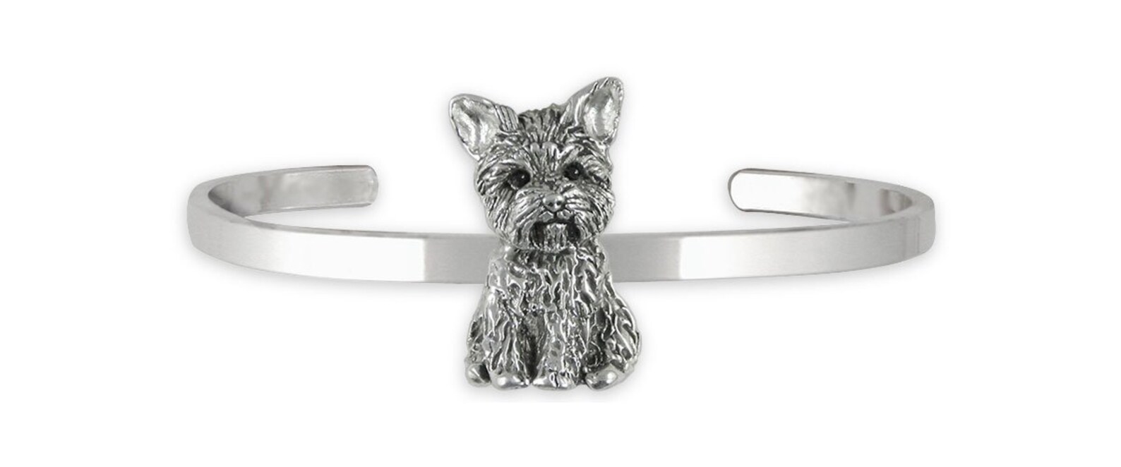 Yorkie Jewelry Sterling Silver Handmade Yorkshire Terrier Etsy UK