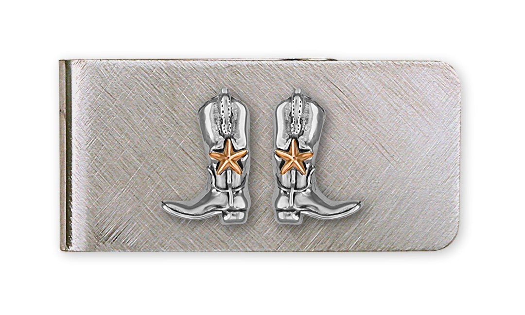 Boot Jewelry Sterling Silver and Stainless Steel Handmade Western Boot ...