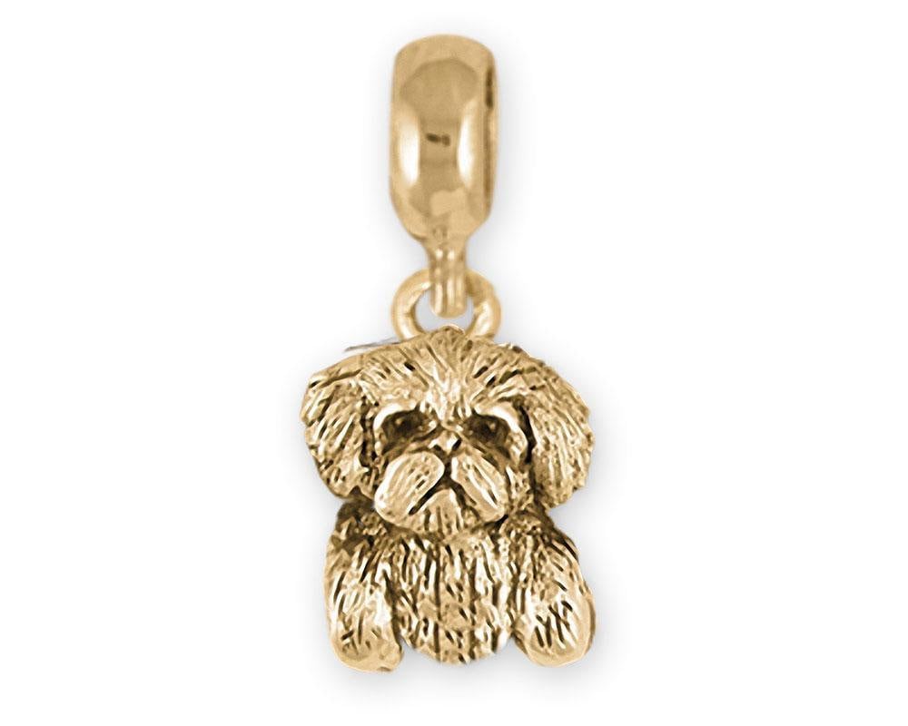 Maltese Jewelry Gold Vermeil Handmade Maltese Charm Slide This Etsy