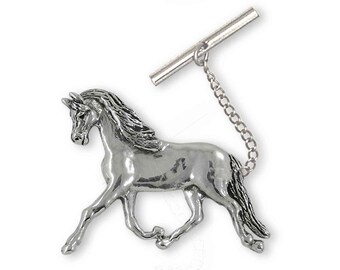 Arabische paardenstropdas sterlingzilver handgemaakte Arabische paardensieraden EQ18-TT