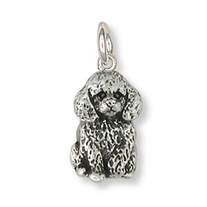 Poodle Jewelry Poodle Charm Handmade Sterling Silver Poodle Jewelry PD43-C