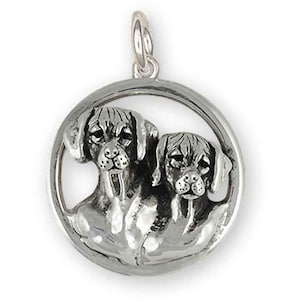 Rhodesian Ridgeback Jewelry Sterling Silver Handmade Rhodesian Ridgeback Charm  RGB5-C