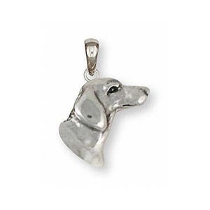 Dachshund Jewelry Dachshund Pendant Jewelry Sterling Silver Handmade Dog Pendant DA23H-P