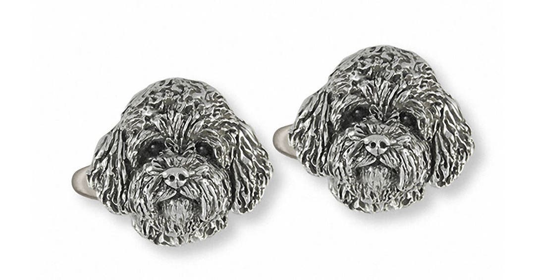 Labradoodle Jewelry Labradoodle Cufflinks Jewelry Sterling Silver