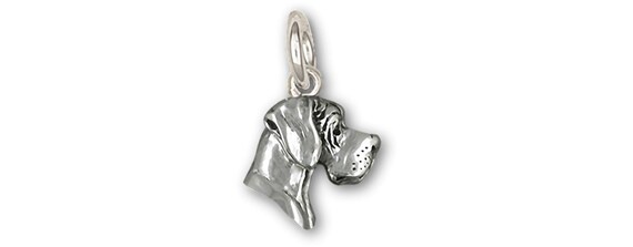 Great Dane Jewelry Sterling Silver Handmade Great Dane Charm
