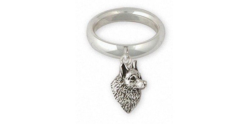 Corgi Jewelry Corgi Ring Jewelry Sterling Silver Handmade Dog Ring CG4-CR image 1