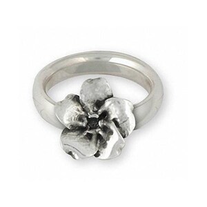 Forget Me Not Ring Jewelry Sterling Silver Handmade Flower Ring FMN3-R