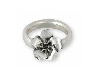 Forget Me Not Ring Jewelry Sterling Silver Handmade Flower Ring FMN3-R