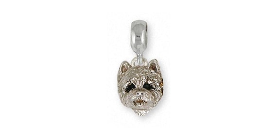 Westie Charm Westie Jewelry Westie Charm Slide Jewelry Sterling
