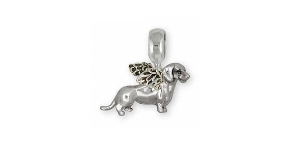 PANDORA ダックスフントチャーム スプリング付き ダックスフンドチャームジュエリー ダックスフンドエンジェルチャーム